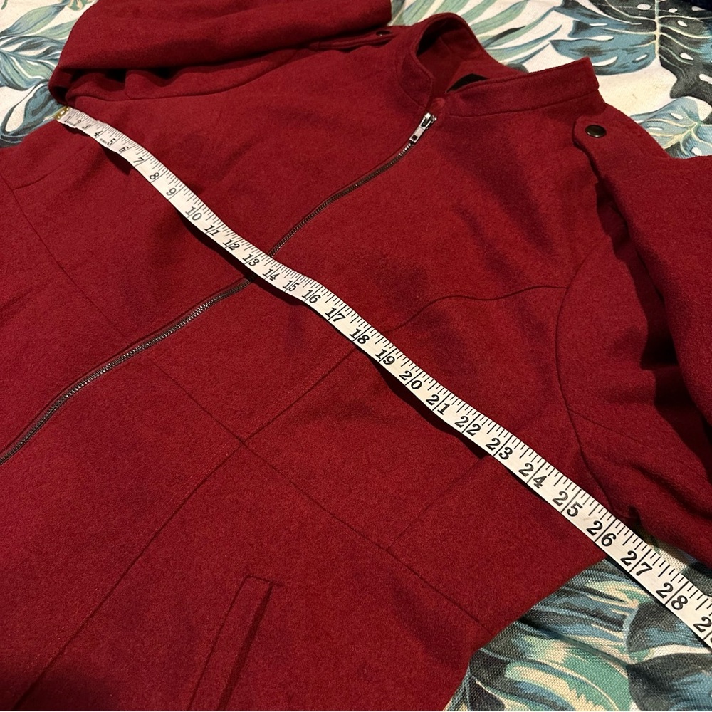 Torrid Wool Blend Zip Front Fit And Flare Coat - Picture 10 of 14